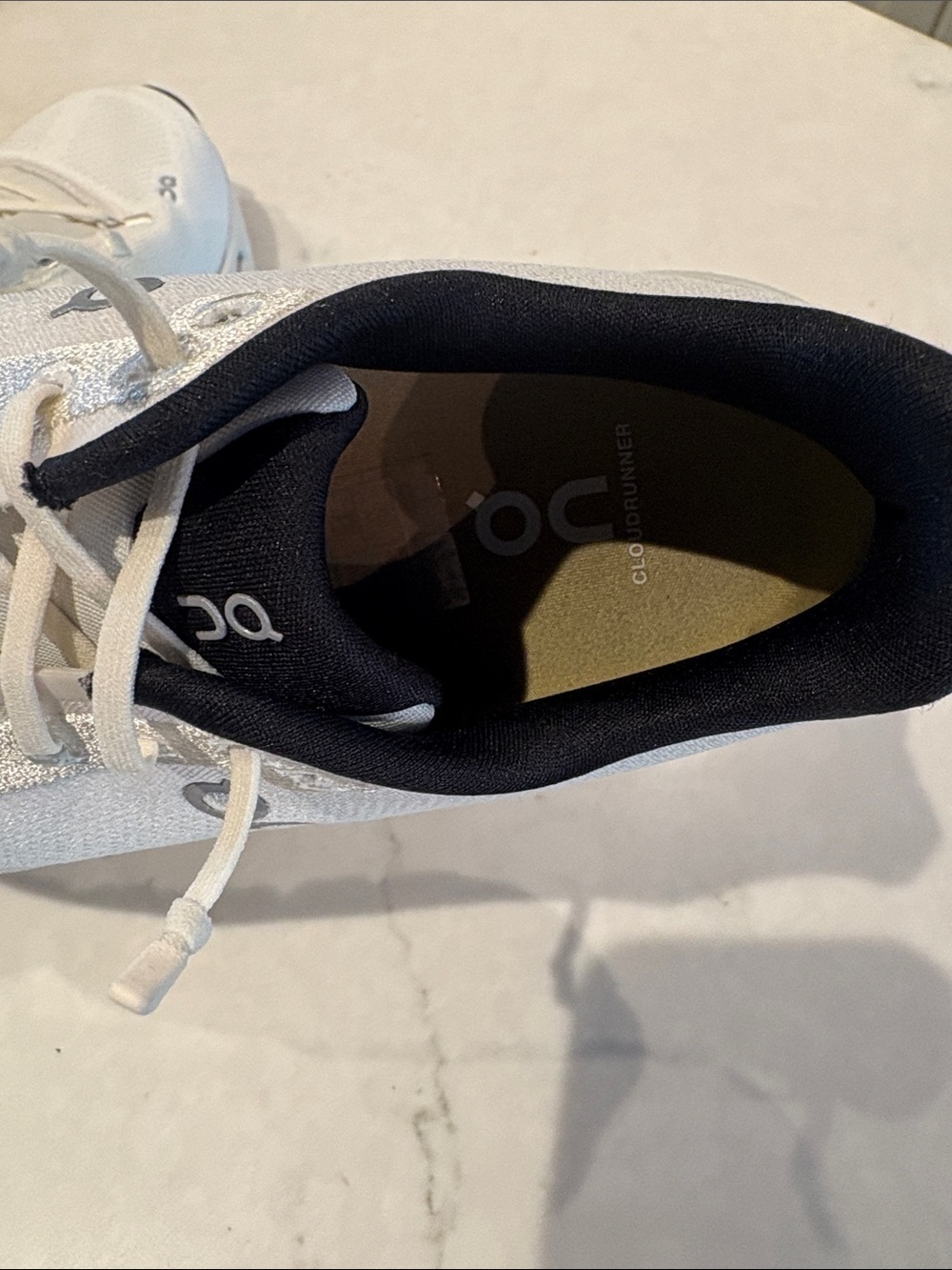 On Cloudmonster Women's Sneakers in White - Picture 6 of 8